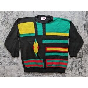 Vintage Clifton Place Long Sleeve Sweater Women's Size Large Made In USA